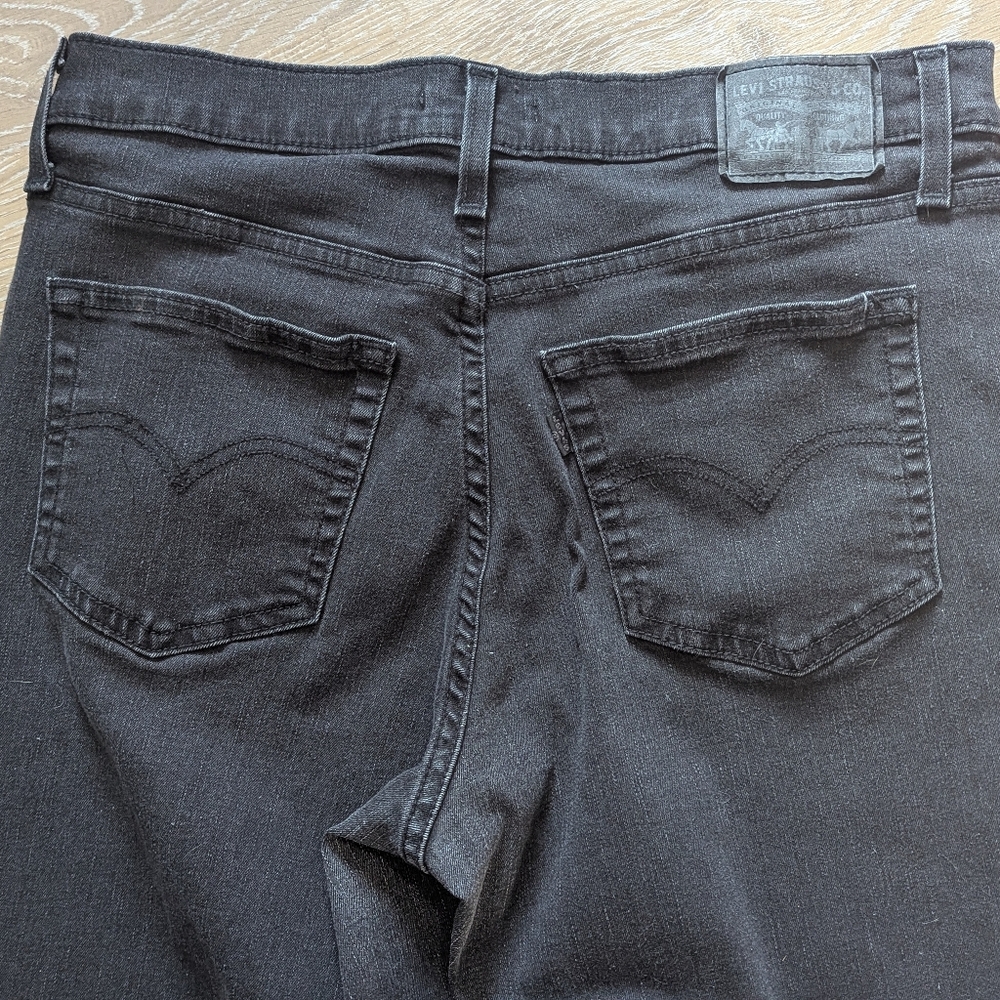 Levi's 720 High-Rise Super Skinny Jeans Black Women's 31 - Picture 10 of 12